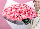 Купить Букет из 25 пионовидных розовых роз 70 см Pink Expression в  с бесплатной доставкой: цена, фото, описание
